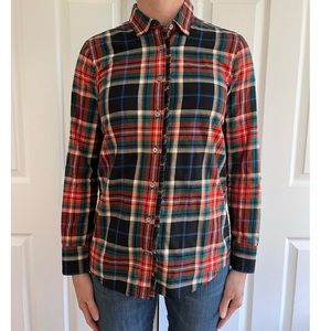 Banana Republic Plaid Button Down Size XS